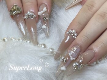 ルア(LUA)の写真/長さ出しでスラッと細見え♪フォルム/デザイン/モチの良さにこだわり、周りと差がつくネイルをご提供★