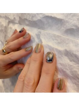 カイノ なんばタワー店(KAINO)/ニュアンスネイル¥7700