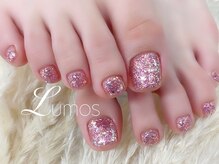 ルーモス 北堀江店(Lumos)//フットネイル/ラメカラー