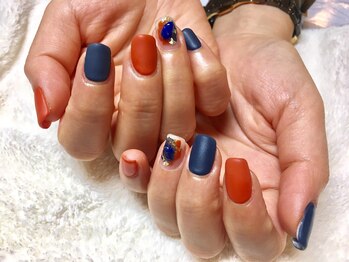 塗りかけデザイン