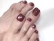 ネイルサロン リッチーズ(nail salon Riches)の写真/足元からお洒落を満喫♪FOOTも似合わせワンカラー～最旬アートまでデザイン多数！高技術で満足度◎