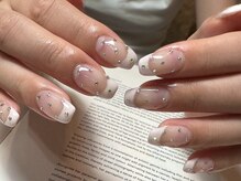 デューネイルスタジオ(dew nail studio)/ベビーピンク フレンチ