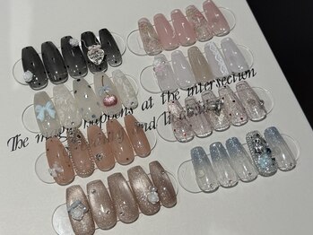 モナネイル 岐阜店(mona nail)の写真/SNSで人気デザインを網羅！トレンドデザインが豊富な指先で私だけの彩りを♪