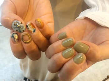 イデアル(ideal)/ジェルデザインフリー5本アート