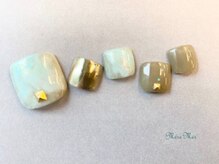 パラジェル認定サロン メールメール 池袋店(MereMer)/タイダイフットネイル