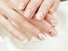 キープ ネイルサロン(KEEP)/上品フラワーネイル♪