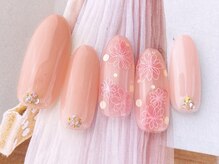 ネイルサロンフォーユー(for u)/フラワーネイル♪￥6980