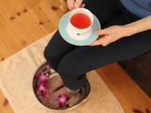 フットバスでリラックス◎心身ともに癒していきましょう。