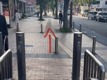 アンドニューリー(&NEWLY)/駅からの道案内　1