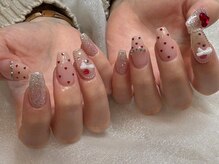 アイネイルズ 三宮店(I nails)/バレンタインハート￥9025