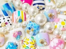 ネイルサロン アジュール(nail salon Azur)の雰囲気（足元も大人上品に☆フットデザイン￥５５００～♪）