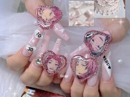 痛ネイル 推しネイル 生誕ネイル
