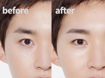 ランドマーク 中崎町(LANDMARK.)の写真/【メンズアイブロウ】眉毛スタイリング＋眉毛WAX¥3,300◆眉毛のお悩みはプロにお任せ◆中崎町駅2分