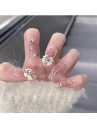 ワンホンキラキラリボン可愛い