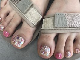 【foot】 シェルネイル♪