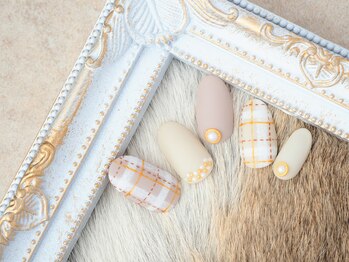 ソウ 難波店 nail salon Sou/ふんわりブランケットnail