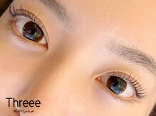 スリーネイルプラスアイラッシュ(Threee Nail+Eyelash)/まつぱデザイン/立ち上げJカール