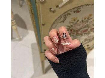 オーシャンネイル 栄店(Ocean Nail)/glitter×ribbon