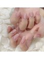 トゥルーネイル アンド アイ 博多店(TRU NAIL & EYE)&nbsp;ナチュラルジェル!!オフィスネイルでもストーンで可愛く!!