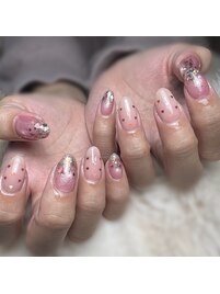 ハートホロネイル