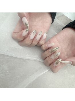 アイネイルズ 布施店(I.NAILS)/ニュアンスネイル/シンプル