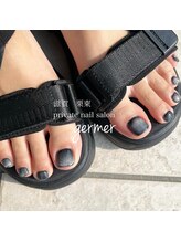 ジェルメ(germer)/ブラック×マグネットのフット