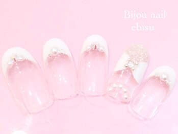 ビジュネイル(Bijou nail)/☆7580☆ブライダルリボン