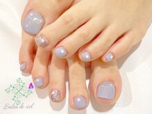 サロンドシエル(salon de ciel)/冬のフットネイルデザイン