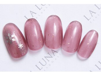 ラルナ ネイルアンドアイラッシュサロン(LA LUNA nail & eyelash salon)/22年12月1月◇定額ナチュラル◇