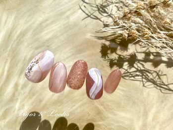 ヴィガー アンド ルックス 白金 目黒(Vigor&Looks)/ピンク インクネイル