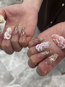 スピカ ネイルサロン アンド スクール(Spica nailsalon&school)/超豪華絢爛ネイル