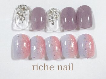 リッシュネイル 新百合ヶ丘店(riche nail)/シンプルアートコース