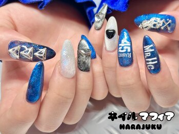 ネイルマフィア 原宿(NAIL MAFIA)/ロゴネイル/推し/マグネット