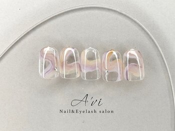 ネイルアンドアイラッシュ アヴィ(Nail and Eyelash A'vi)/ハンド定額デザイン ¥7600
