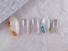 ショコ アンド ラム(Syoko&Lum)/☆グリッターウェーブネイル☆