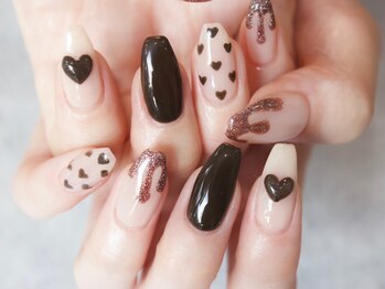 ネイル ビジュー(NAIL BIJOU)/チョコレートネイル