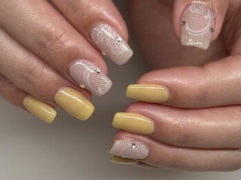 レースネイル持ち込みデザイン