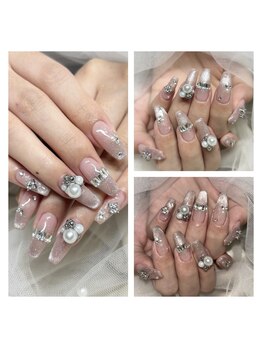 ビジューネイル♪