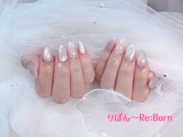 マグネット＋レースネイル