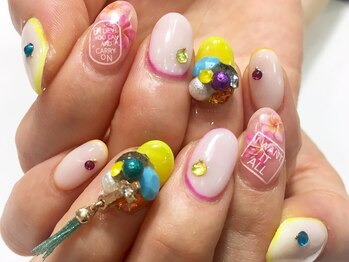 ネイルサロン ティディ(TIDY)/プルメリアでハワイアンネイル