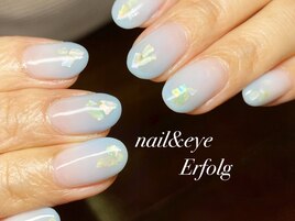 シェル×グラデーションネイル！