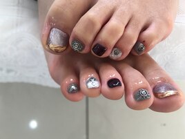 【フットマグネットネイル】