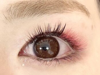 ミニョンアイラッシュデザインサロン 金剛店/フラットマットラッシュ カラー