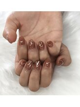 ファンネイルズ(Fun nails)/秋ブラウン
