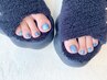 【FOOT】ワンカラーorラメグラデ◆クリアベース