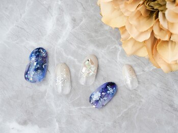 ソウ 難波店 nail salon Sou/キラキラ結晶nail