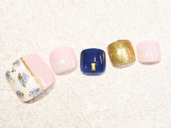 ケージュール(Kjour)/フット　ピンク　ネイビー