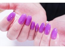 プチリリィ(Petit Lily)/シースルーパープルで美爪
