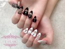 モノクロフレンチネイル