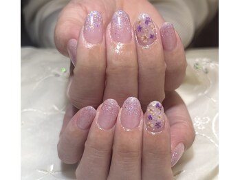 ティアリス(NAIL SALON TIARIS)/押し花ネイル